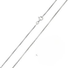 Load image into Gallery viewer, Sterling Silver 060-1MM Round Box Chain