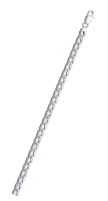 Sterling Silver Rombo 080-4.2mm Double Link Chain with Lobster Clasp