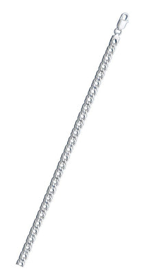 Sterling Silver Rombo 060-3.8mm Double Link Chain with Lobster Clasp