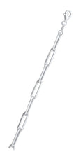 Load image into Gallery viewer, Italian Sterling Silver Staple 150 Chain