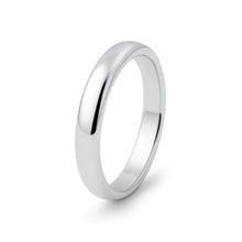 Load image into Gallery viewer, Sterling Silver High Polish 3mm Wedding Band Ring
