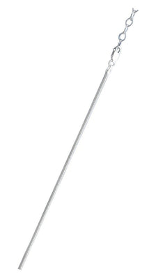 Sterling Silver Snake 020 Chain With Extension