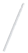 Load image into Gallery viewer, Italian Sterling Silver Flat Curb 100-4.7mm Chain