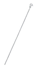 Load image into Gallery viewer, Italian Sterling Silver Wheat 025-1mm Chain