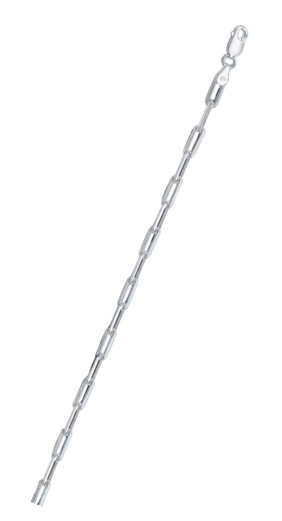 Sterling Silver Staple Italian Chain-3mm