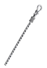 Load image into Gallery viewer, Sterling Silver Oxidized 2.5mm Beckel Bali Necklace
