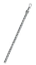 Load image into Gallery viewer, Sterling Silver Oxidized 4.4mm Rope Bali Chain