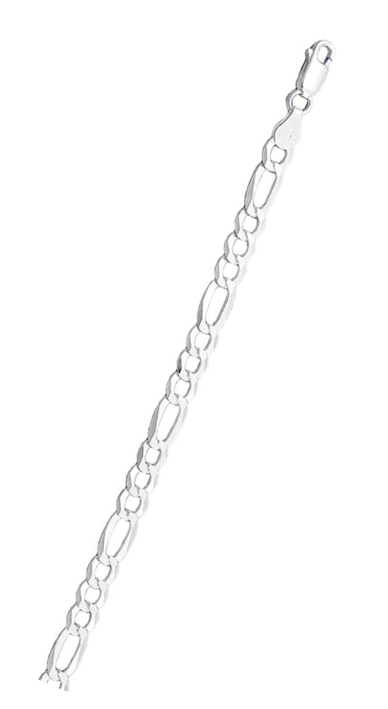 Sterling Silver Super Flat Figaro 150-5.8MM Chain