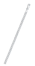 Load image into Gallery viewer, Sterling Silver Super Flat Concave Curb 100-4.2mm Chain