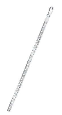 Sterling Silver Super Flat Concave Curb 100-4.2mm Chain