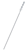Load image into Gallery viewer, Sterling Silver Diamond Cut Box 012 Chain With Extension