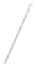 Load image into Gallery viewer, Sterling Silver Anti-Tarnish Flat Figaro 120-4.7MM Chain