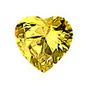 Sterling Silver Rhodium Plated 4mm Heart Color CZ Earrings